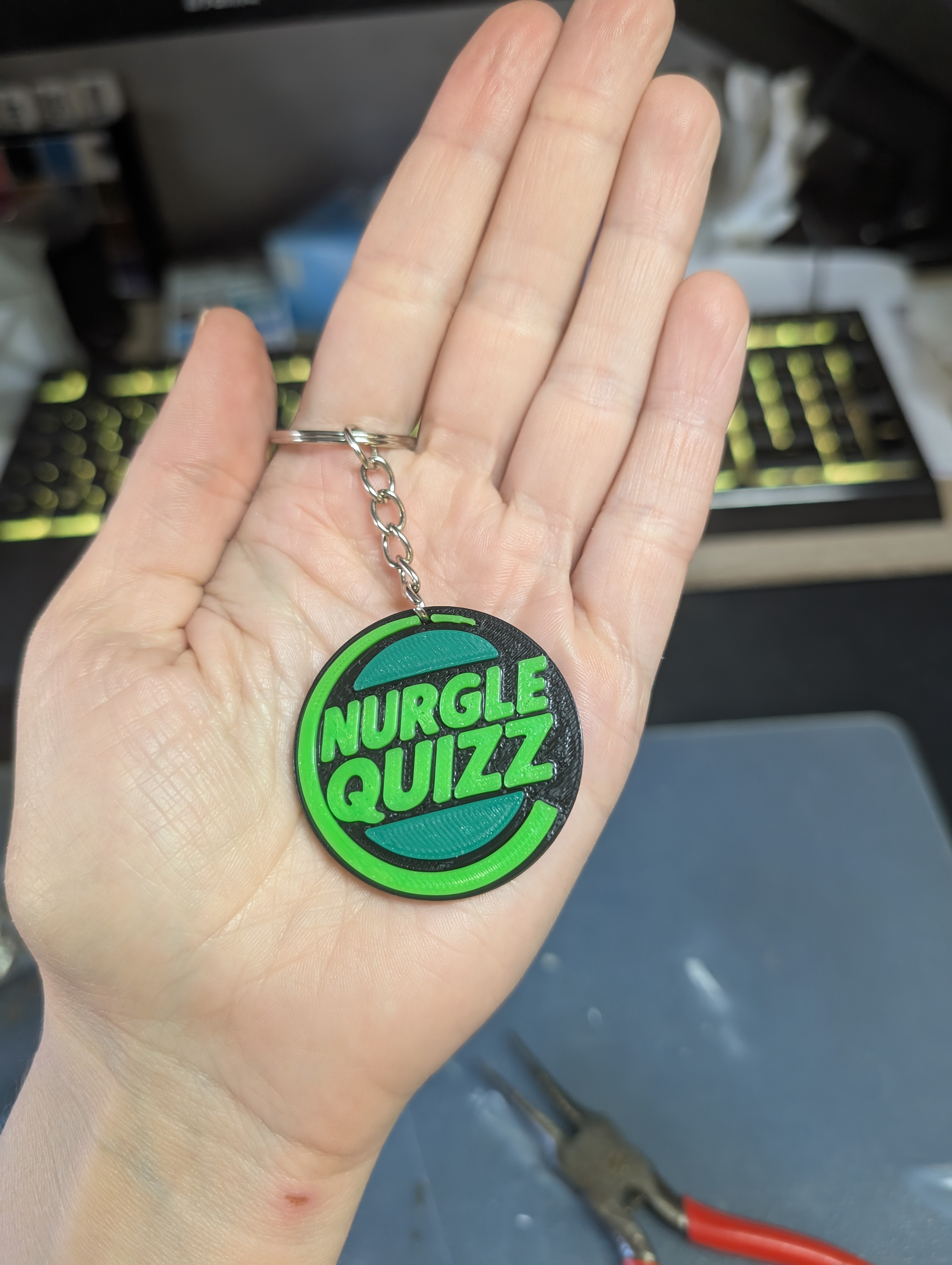 Porte-clés personnalisé Nurgle Quizz